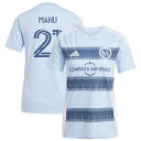 【公式グッズ】MLS カンザスシティ マヌ・ガルシア ユニフォーム Adidas(アディダス) レディース ライトブルー (ADI 2025 Women's R...
