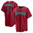 【公式グッズ】MLB ダイヤモンドバックス コービン・キャロル ユニフォーム Nike ナイキ メンズ レッド (SP25 Nike Mens Replica ...