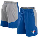 【公式グッズ】MLB ブルージェイズ ハーフパンツ Fanatics(ファナティクス) メンズ ロイヤル (Fanatics Go Hard Poly Short)