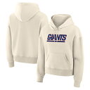 【公式グッズ】NFL ジャイアンツ プルオーバーパーカー Fanatics(ファナティクス) レディース クリーム (NFL Womens Dove Legacy Fleece POH - R)