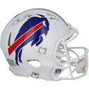 【公式シリアル番号付き】NFL ビルズ ダルトン・キンケイド 直筆サイン入り ヘルメット Fanatics(ファナティクス) (AUT PRO HELMET 45190)
