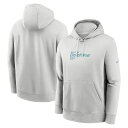 【公式グッズ】NFL ドルフィンズ プルオーバー パーカー Nike ナイキ メンズ グレイ (25 Men's Nike Edge Pack French T...