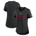 【公式グッズ】NFL カーディナルス Tシャツ Nike/ナイキ レディース ブラック (25 Women's Nike Primetime Script Triblend Fashion Top - R)(4)