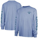 【公式グッズ】NFL ライオンズ 長袖 Tシャツ '47 /フォーティーセブン メンズ ブルー (CAIRN RAVINE FOUNDATION LS)