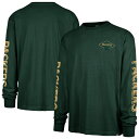 【公式グッズ】NFL パッカーズ 長袖 Tシャツ '47 /フォーティーセブン メンズ グリーン (CAIRN RAVINE FOUNDATION LS)