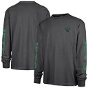 【公式グッズ】NFL ジェッツ 長袖 Tシャツ '47 /フォーティーセブン メンズ チャコール (CAIRN RAVINE FOUNDATION LS)