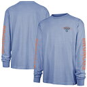 【公式グッズ】NFL ブロンコス 長袖 Tシャツ '47 /フォーティーセブン メンズ ブルー (CAIRN RAVINE FOUNDATION LS- throwback)