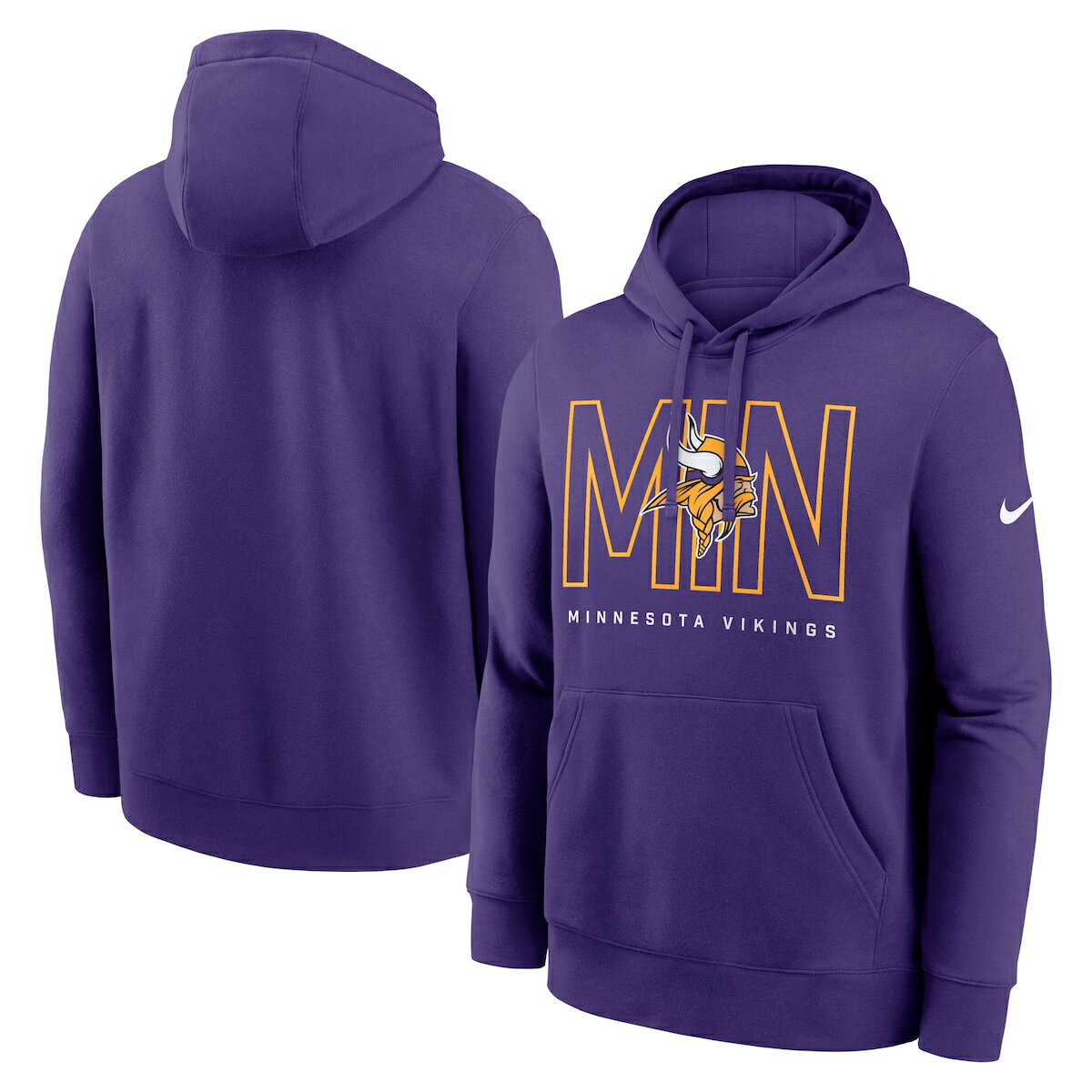 NFL バイキングス プルオーバー パーカー Nike/ナイキ メンズ パープル (25 Men's Nike Primetime Club PO Hoodie)