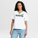【公式グッズ】NFL イーグルス Tシャツ Fanatics/ファナティクス レディース ホワイト (NFL Womens Redzone Slub V Not...