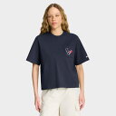 【公式グッズ】NFL テキサンズ Tシャツ Nike/ナイキ レディース ネイビー (25 Women's Nike Rewind Boxy Pocket SST)|詳細画像