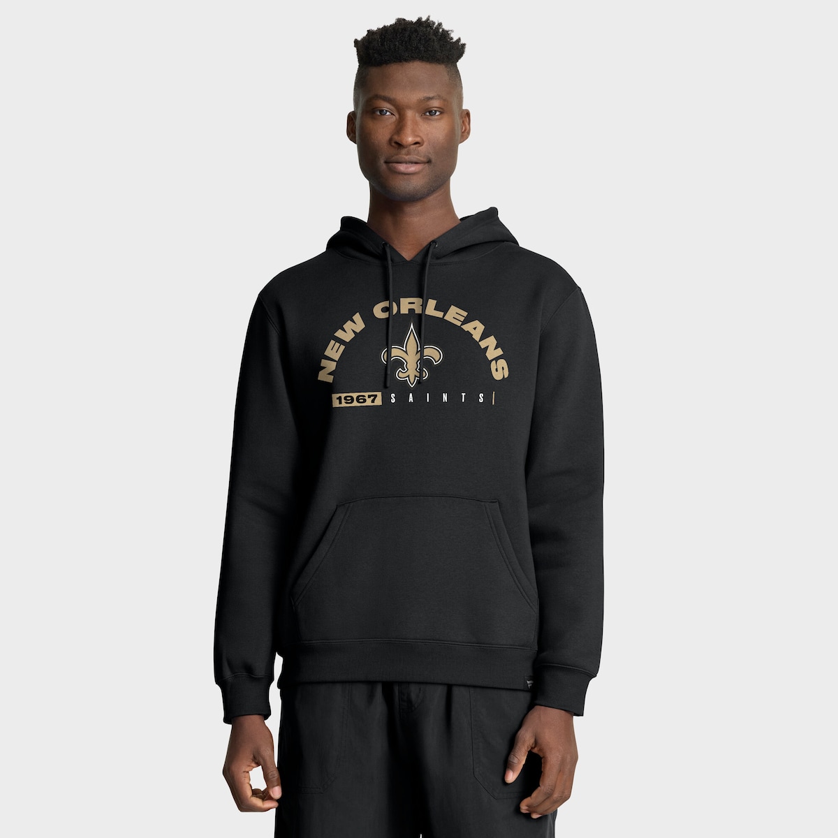 NFL セインツ プルオーバー パーカー Fanatics/ファナティクス メンズ ブラック (FANATICS DELAY OF GAME LEGACY FLEECE POH)