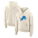 【公式グッズ】NFL ライオンズ プルオーバー パーカー Fanatics/ファナティクス レディース クリーム (NFL Womens Dove Legacy Fleece POH - R)