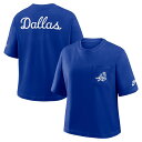【公式グッズ】NFL カウボーイズ Tシャツ Nike/ナイキ レディース ネイビー (25 Women's Nike Rewind Boxy Pocket S...