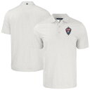 【公式グッズ】MLS コロラド・ラピッズ ポロシャツ Cutter & Buck メンズ ホワイト (CNB S25 Men's Pike Eco Symmetry Print Stretch Recycled Polo)(4)