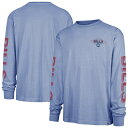 【公式グッズ】NFL ビルズ 長袖 Tシャツ 47/フォーティーセブン メンズ ライトブルー (CAIRN RAVINE FOUNDATION LS- throwback)