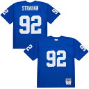 【公式グッズ】NFL ジャイアンツ マイケル・ストラハン 復刻ユニフォーム Mitchell & Ness/ミッチェル&ネス メンズ ロイヤルブルー (Men'...