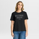 【公式グッズ】NFL レイブンズ Tシャツ Fanatics/ファナティクス レディース ブラック (NFL Womens Blackout Legacy SST - R)