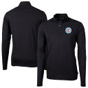【公式グッズ】MLS シカゴ・ファイア プルオーバー Cutter & Buck メンズ ブラック (CNB S25 Men's B&T Virtue Eco Pique Recycled 1/4 Zip Pullover)(4)