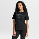 【公式グッズ】NFL イーグルス Tシャツ Fanatics/ファナティクス レディース ブラック (NFL Womens Blackout Legacy SST - R)