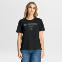 【公式グッズ】NFL 49ers Tシャツ Fanatics/ファナティクス レディース ブラック (NFL Womens Blackout Legacy SST - R)