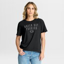 【公式グッズ】NFL パッカーズ Tシャツ Fanatics/ファナティクス レディース ブラック (NFL Womens Blackout Legacy SST - R)