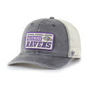 【公式グッズ】NFL レイブンズ アジャスタブルキャップ 47/フォーティーセブン メンズ チャコール (NFL Canteen Relaxed Trucker)(4)