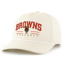 【公式グッズ】NFL ブラウンズ アジャスタブルキャップ 47/フォーティーセブン メンズ クリーム (NFL Dawg Pound XL Unstructured Rope Hitch)