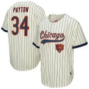 【公式グッズ】NFL ベアーズ ウォルター・ペイトン シャツ Mitchell & Ness/ミッチェル&ネス メンズ クリーム (Men's Retired Player N&N Cream Mesh Baseball Button Up)