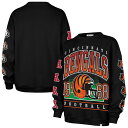 【公式グッズ】NFL ベンガルズ トレーナー '47/フォーティーセブン レディース ブラック (NFL Womens Go Big Oversized Cre...