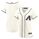 【公式グッズ】MLB ダイヤモンドバックス ユニフォーム Nike/ナイキ レディース クリーム (2025 Women's Replica 2.0 Blank Jerseys)