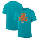 【公式グッズ】NFL ドルフィンズ Tシャツ Fanatics/ファナティクス メンズ アクア (25 Men's Fanatics Hometown True Favorite Cotton SST)(4)