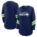 【公式グッズ】NFL シーホークス 七分袖 Tシャツ Fanatics/ファナティクス レディース (NFL Womens Redzone 3/4 LST)