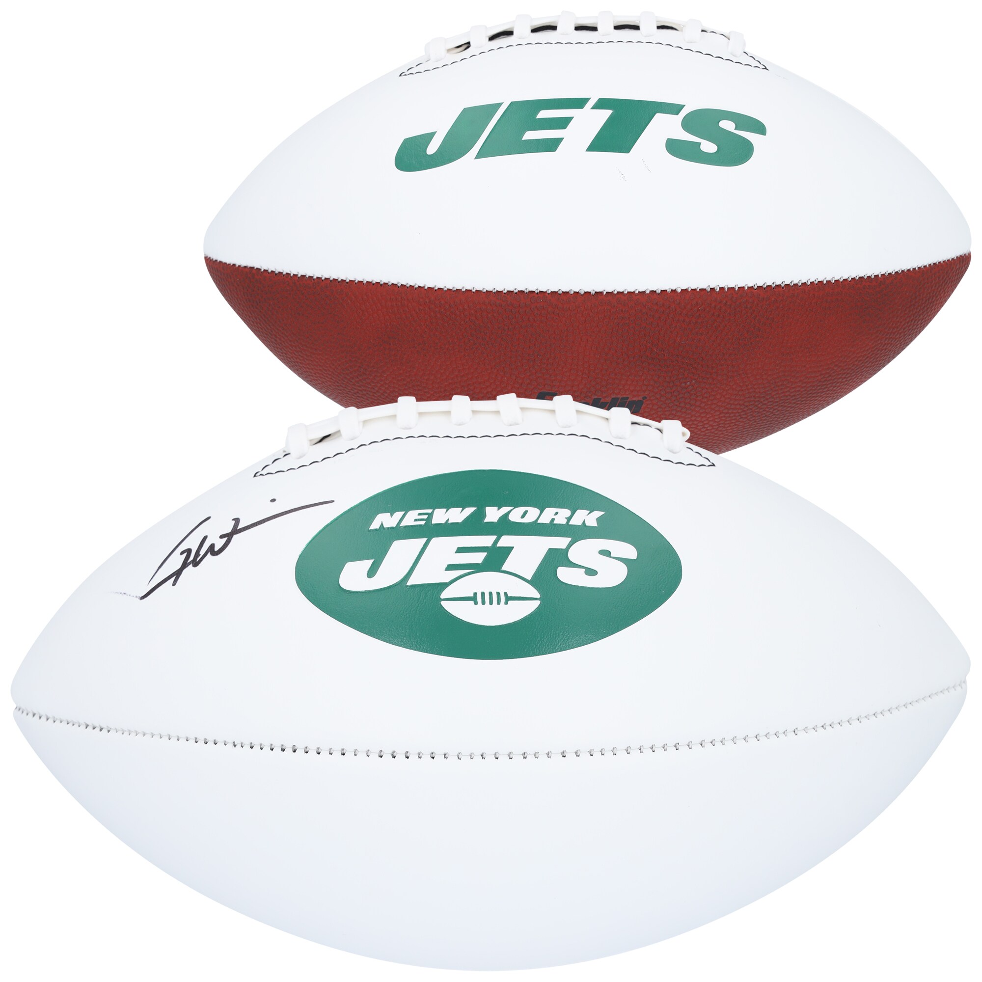Enhance your collection of New York Jets memorabilia by picking up this Garrett Wilson autographed Franklin White Panel Football. Featuring a hand-signed signature from the 2022 NFL Offensive Rookie of the Year and authentic team details, this ball is a must-have for any die-hard New York Jets fan or serious NFL collector.Officially licensedBrand: Fanatics AuthenticImportedAuthenticated with FanSecure technologySignature may varyIndividually numbered, tamper-evident hologram