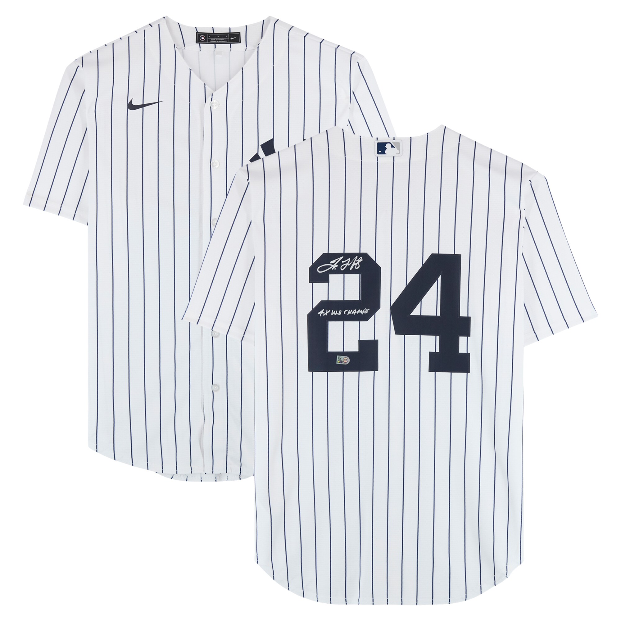 【MLB公式ホログラム付】MLB ヤンキース ティーノ・マルティネス 直筆サイン入り 野球ユニフォーム Fanatics Authentic/ファナティクスオーセンティック (AUT BB JERSEY 45838)