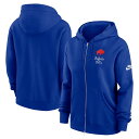 【公式グッズ】NFL ビルズ ジップアップ パーカー Nike/ナイキ レディース ロイヤルブルー (25 Women's Nike Rewind Phoeni...