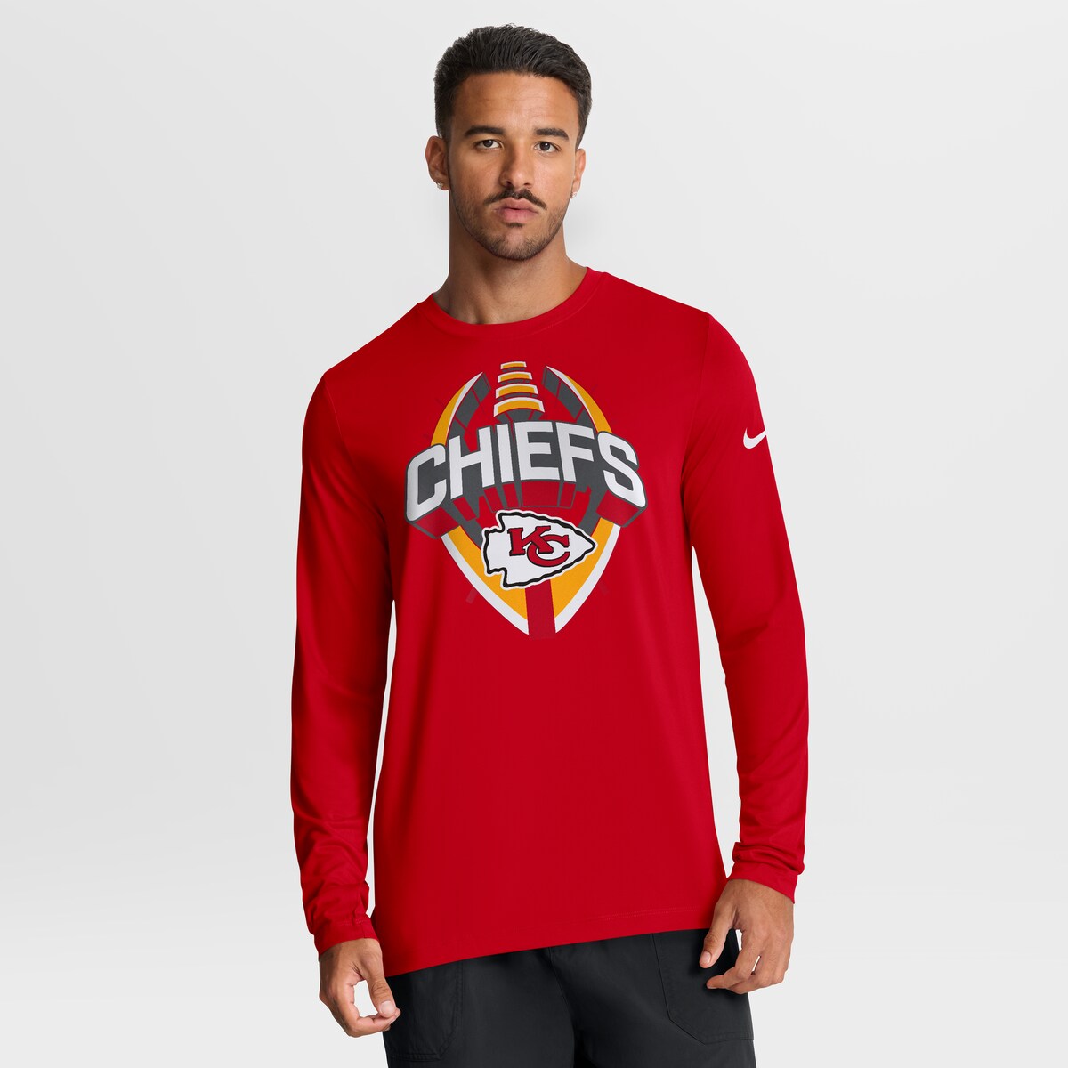 NFL チーフス 長袖 Tシャツ Nike/ナイキ メンズ レッド (25 Men's Nike Primetime Legend Icon Dri-Fit LST - R)