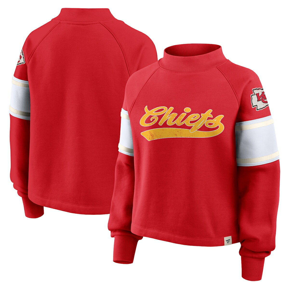 �ڸ������å���NFL �����ե� �ȥ졼�ʡ� Fanatics/�ե��ʥƥ����� ��ǥ����� ��å� (NFL Womens Hometown Mock Neck ...