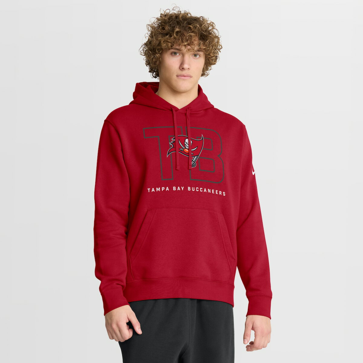 【公式グッズ】NFL バッカニアーズ プルオーバー パーカー Nike/ナイキ メンズ レッド (25 Men's Nike Primetime Club PO Hoodie)