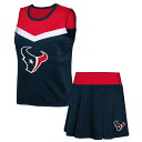 【公式グッズ】NFL テキサンズ チアドレス Outerstuff キッズサイズ ネイビー (NFL Youth Spirit 2-pc Cheer Dress)|詳細画像