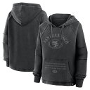 【公式グッズ】NFL 49ers パーカー Fanatics/ファナティクス レディース ブラック (NFL Womens Gridiron French Terry POH)