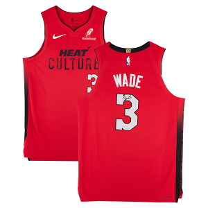 【公式シリアル番号付き】NBA ヒート ドウェイン・ウェイド 直筆サイン入り バスケットボール ユニフォーム Fanatics Authentic/ファナティクスオーセンティック (AUT BK JERSEY 45833)