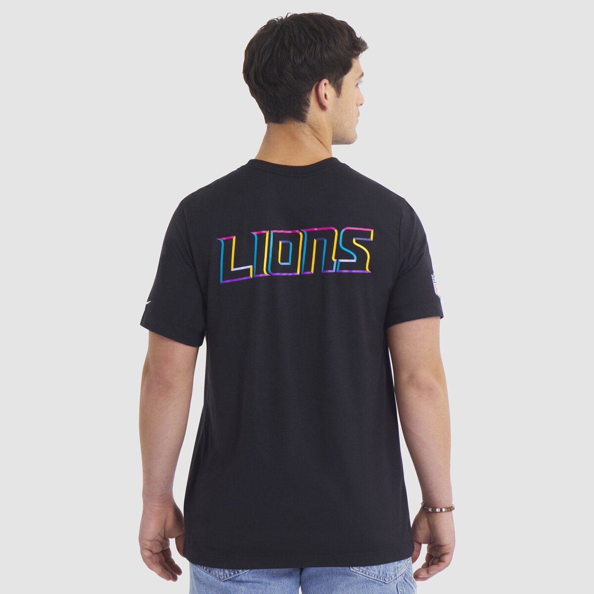 【公式グッズ】NFL ライオンズ Tシャツ Nike/ナイキ メンズ ブラック (25 Men's Nike Crucial Catch Dri-Fit Triblend SST - Tall)