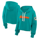 【公式グッズ】NFL ドルフィンズ パーカー Fanatics/ファナティクス レディース アクア (NFL Womens Hometown Heritage ...