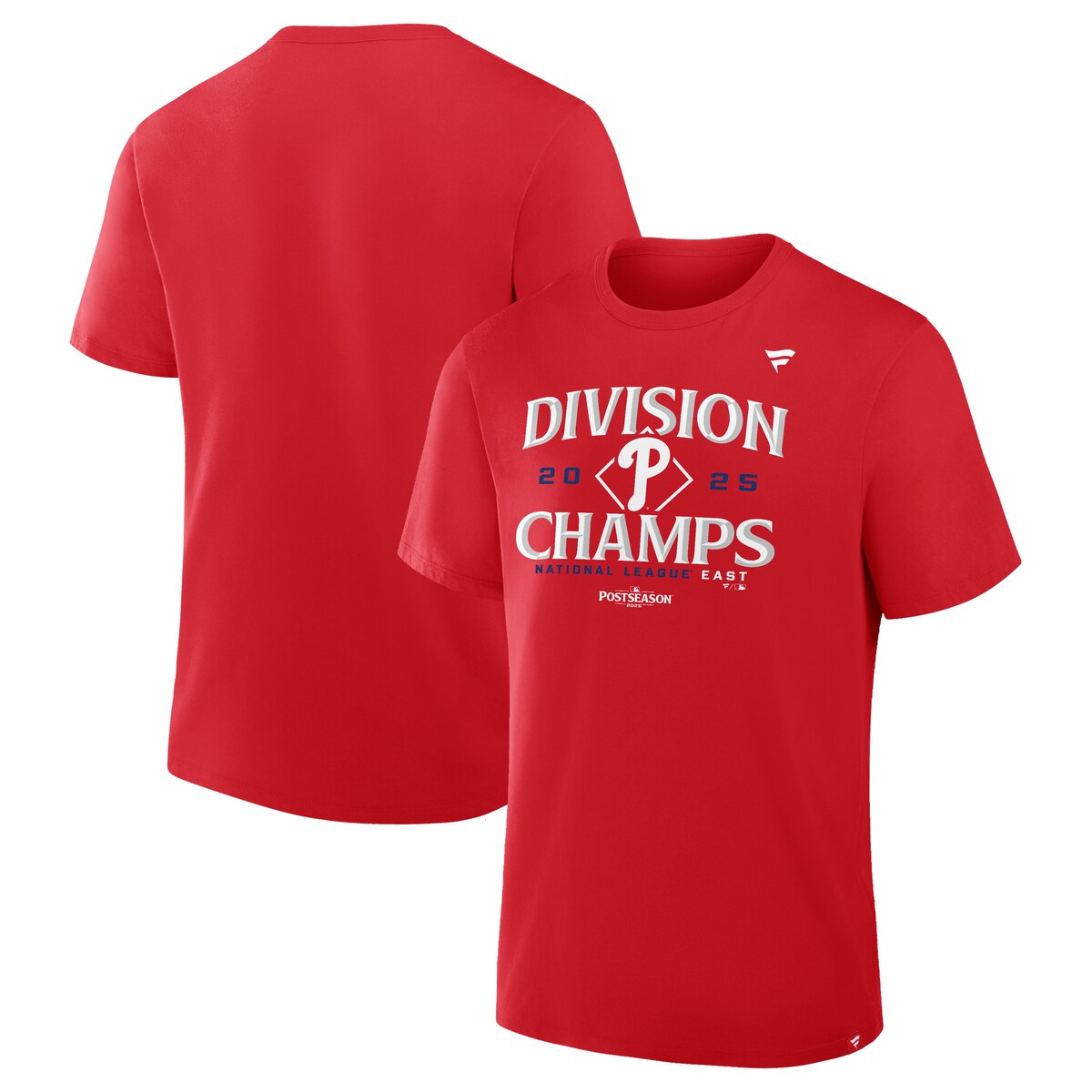 【公式グッズ】MLB フィリーズ Tシャツ Fanatics/ファナティクス キッズサイズ レッド (OST YTH MLB 25 DIV CHAMPS LR SS TEE)