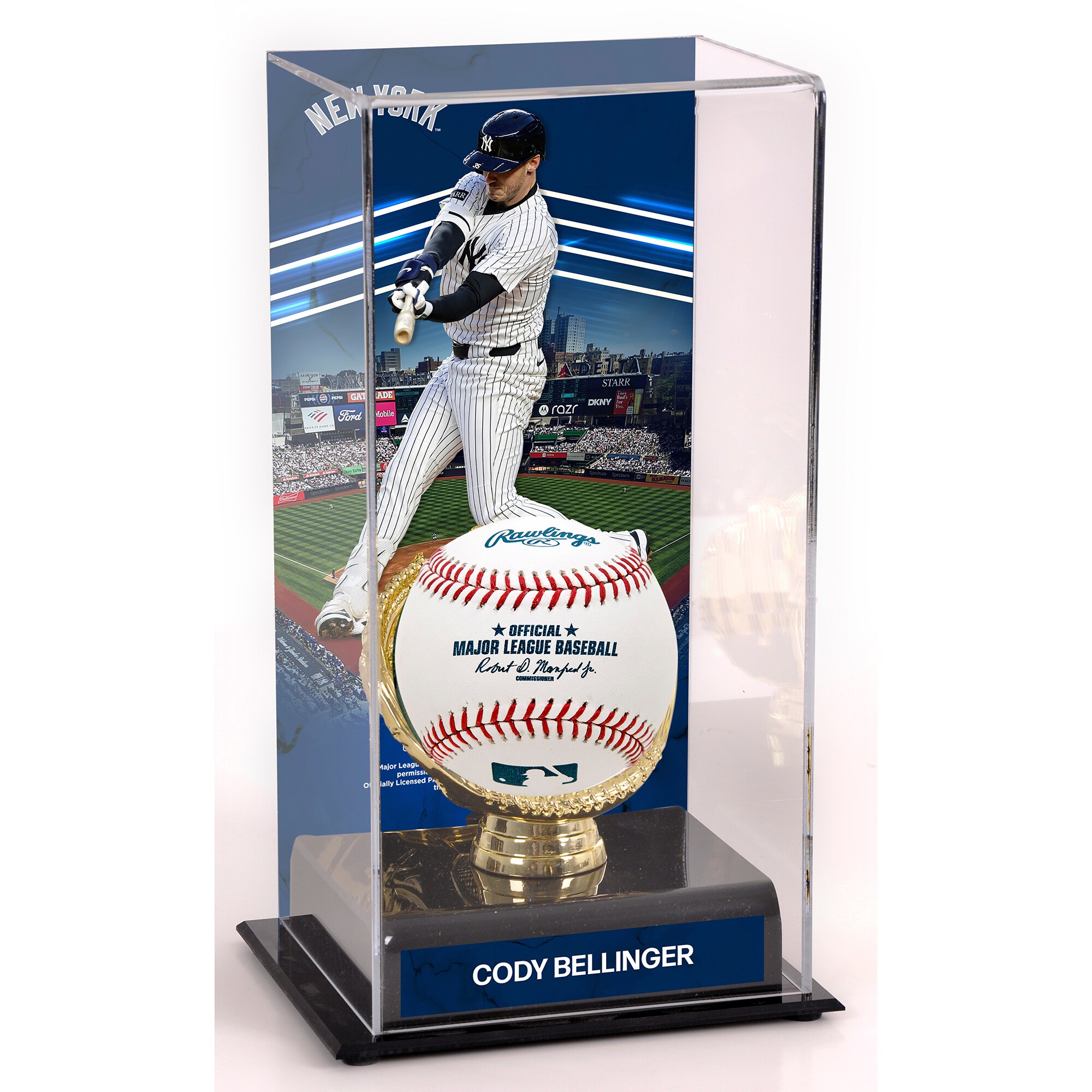 【公式グッズ】MLB ヤンキース コディ・ベリンジャー コレクタブル用 野球ボールケース（ボール無し） ..