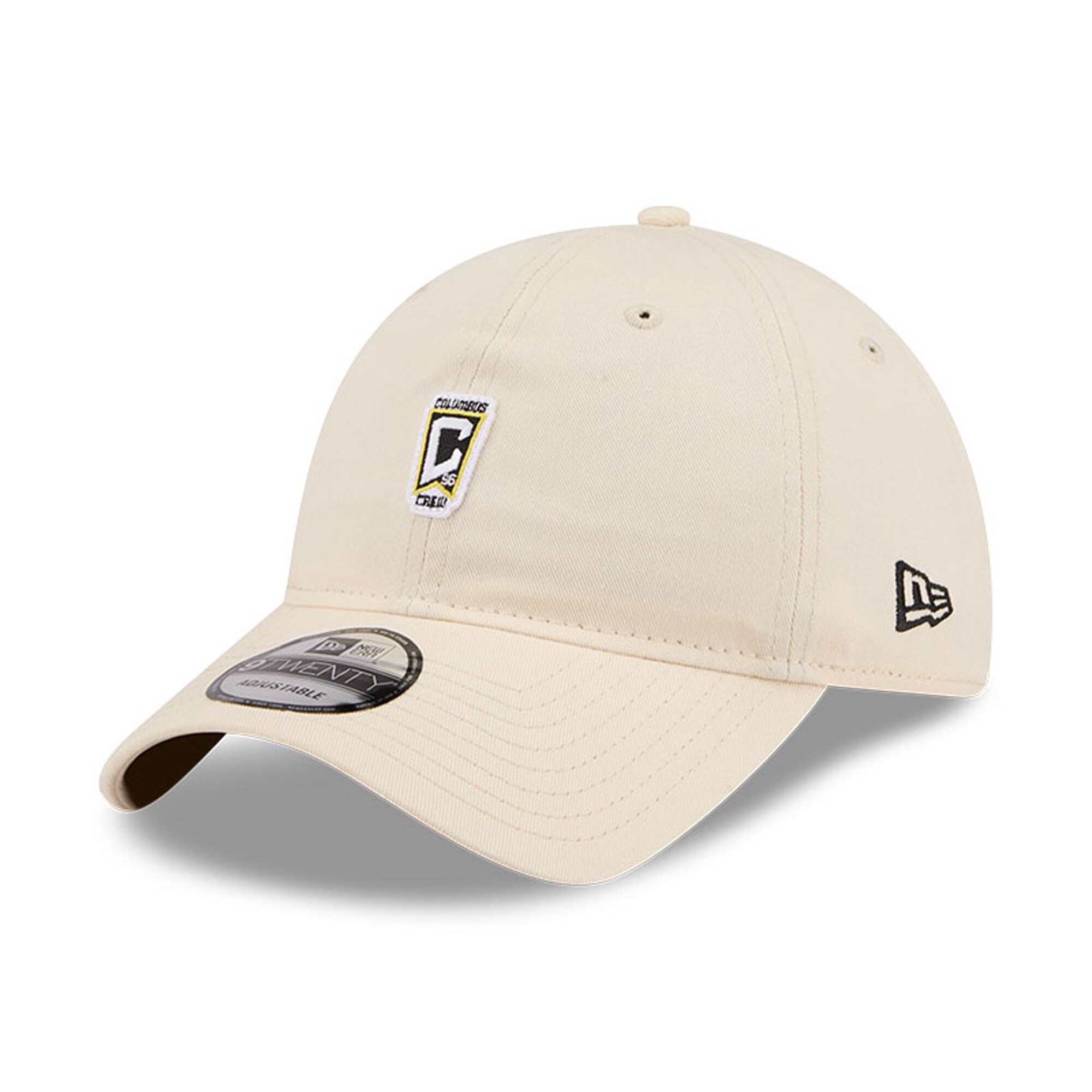 Show your support for the Columbus Crew with this Micro Team Logo 9TWENTY Adjustable Hat. The relaxed, well-worn look of New Era's unstructured silhouette delivers a comfortable fit that sits low on your head. An embroidered small team logo adds a touch of club pride with understated style, making it the perfect accessory as your favorite MLS squad takes the pitch.Material: 100% CottonLow CrownThe 9TWENTY is New Era's relaxed fit adjustable silhouette, providing a well-worn look that sits lowAdjustable hook and loop fastener strapOne size fits mostOfficially licensedBrand: New EraWipe clean with a damp clothUnstructured relaxed fitSix panel construction with eyeletsCurved billImportedSmall team logo embroidered on front crown