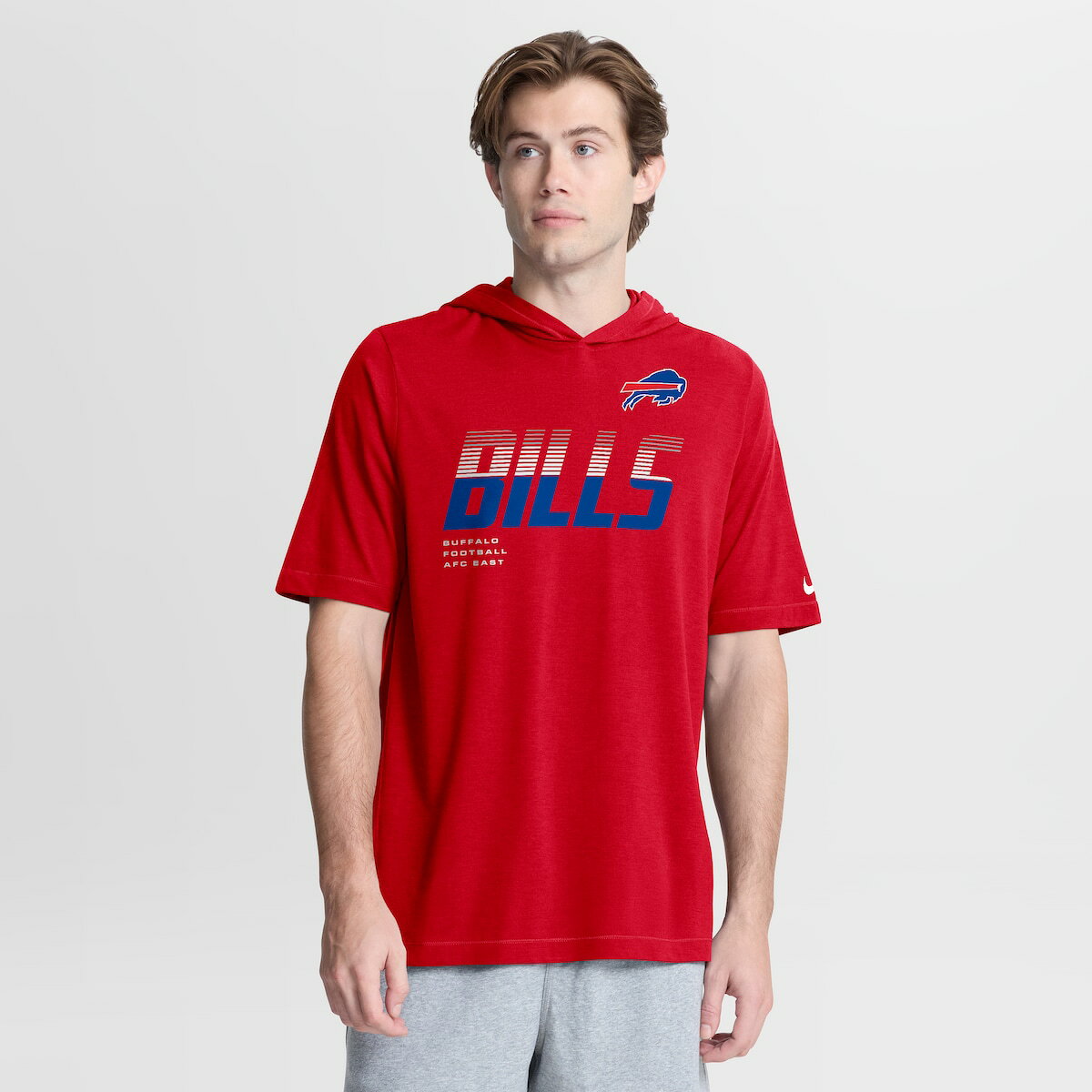 NFL ビルズ Tシャツ Nike/ナイキ メンズ レッド (26 Men's Nike SS Hoodie Top)