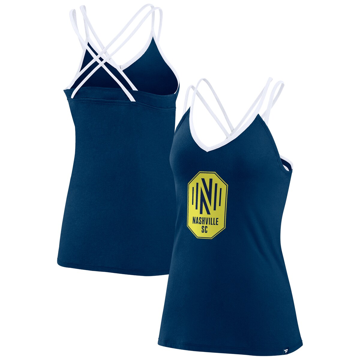 【公式グッズ】MLS ナッシュビル・SC タンクトップ Fanatics/ファナティクス レディース ネイビー (NUT S24 Women's Strappy Back Tank)