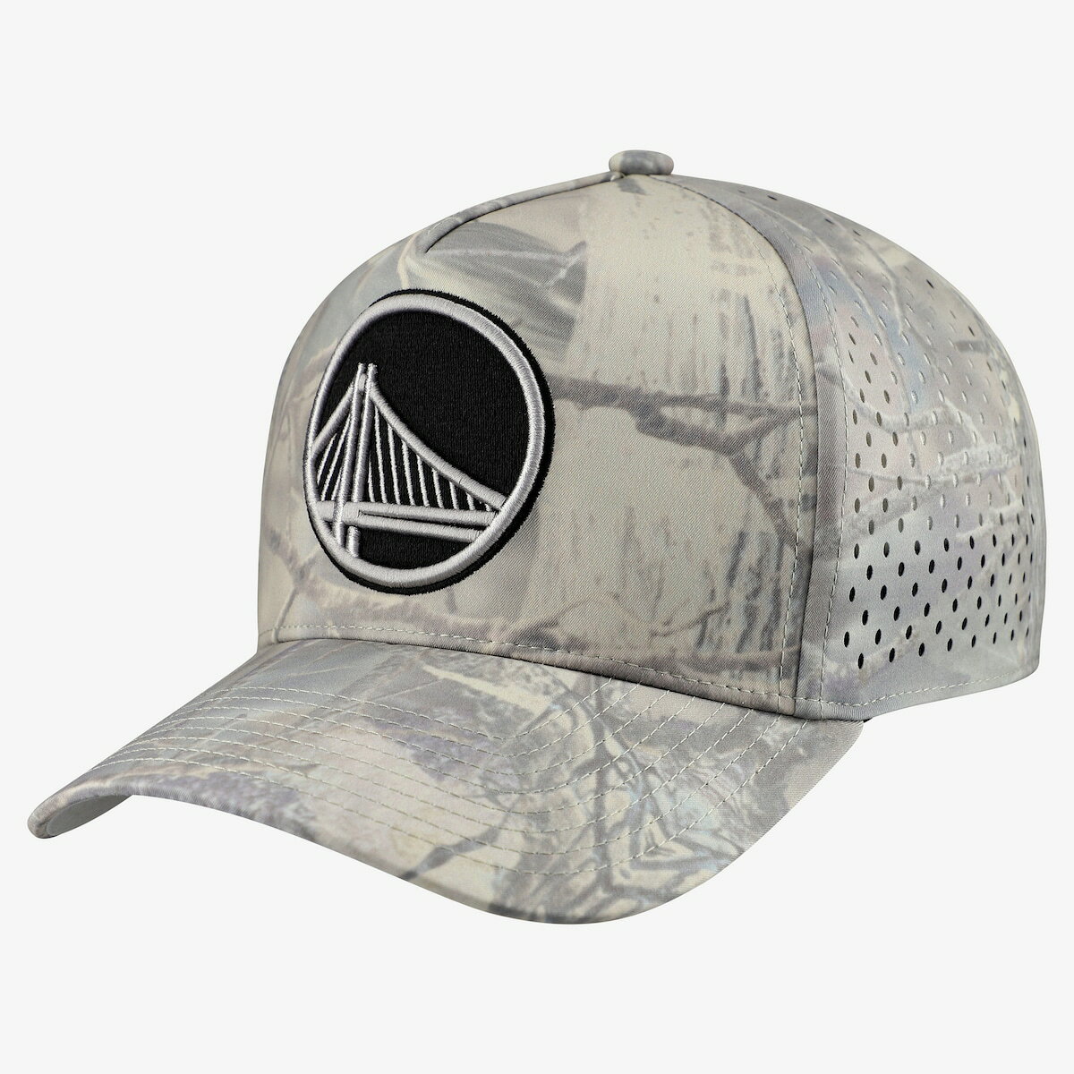 Men's Mitchell & Ness Camo Golden State Warriors Perfect Pro Adjustable Hat