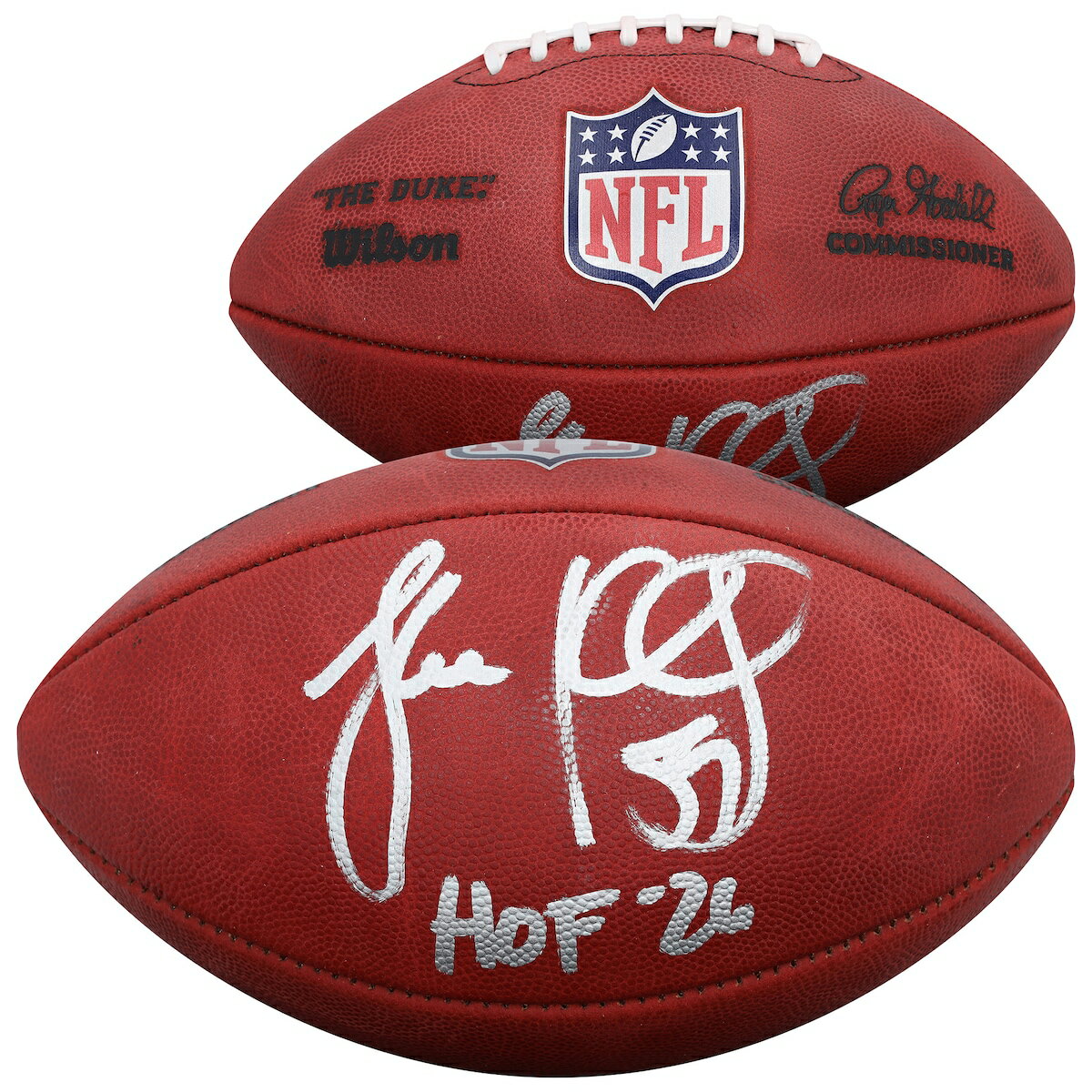 Luke Kuechly Carolina Panthers Autographed Duke Full Color Football with "HOF 26" Inscription